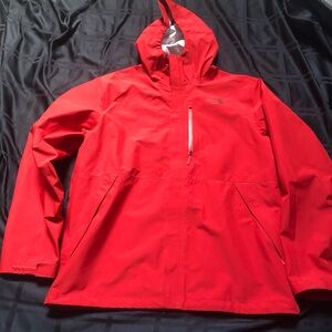 Mens The North Face Futurlight Red Rain Jacket Size Large